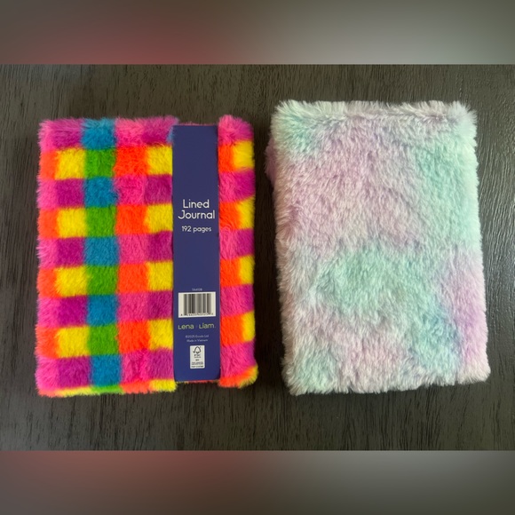 Colorful Furry Notebooks - Picture 2 of 2
